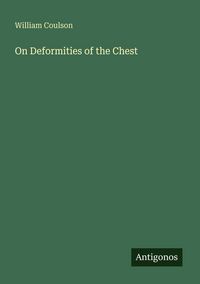 Produktbild: On Deformities of the Chest