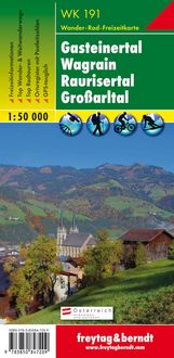 Produktbild: Gasteiner Tal, Wagrain, Raurisertal, Grossarltal 1 : 50 000. WK 191