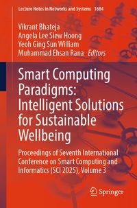 Produktbild: Smart Computing Paradigms: Intelligent Solutions for Sustainable Wellbeing