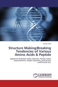 Produktbild: Dhir, V: Structure Making/Breaking Tendencies of Various Ami