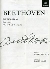 Produktbild: Sonata in G, Op. 49 No. 2 (Sonate facile)