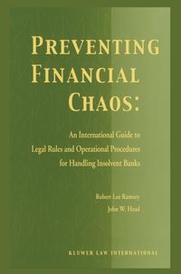 Produktbild: Preventing Financial Chaos: An International Guide to Legal Rules and Operational Procedures for Handling Insolvent Banks