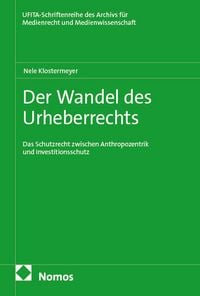 Produktbild: Der Wandel des Urheberrechts