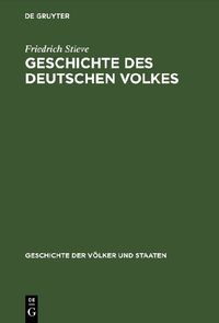Produktbild: Geschichte des Deutschen Volkes
