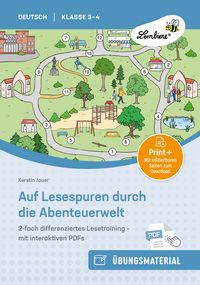 Produktbild: Auf Lesespuren durch die Abenteuerwelt