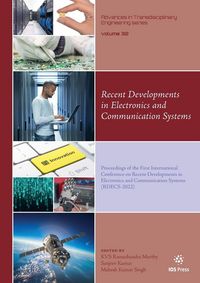 Produktbild: Recent Developments in Electronics and Communication Systems