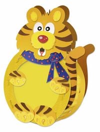 Produktbild URSUS Laternenzeit Laternen-Bastelset rund Tiger