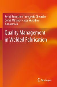 Produktbild: Quality Management in Welded Fabrication