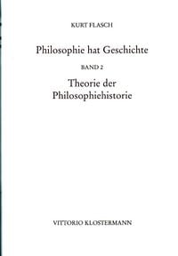 Produktbild: Philosophie hat Geschichte