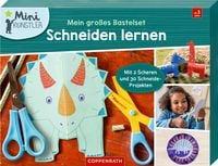 Produktbild: Mein gr. Bastelset - Schneiden lernen Dinos (Mini-K&uuml;nstler)