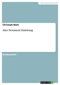 Produktbild: Altes Testament Einleitung