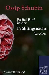 Produktbild: Es fiel Reif in der Fr&uuml;hlingsnacht