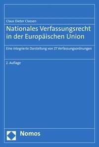 Produktbild: Nationales Verfassungsrecht in der Europ&auml;ischen Union