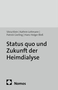 Produktbild: Status quo und Zukunft der Heimdialyse