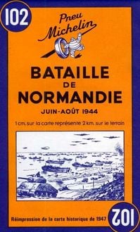 Produktbild: Michelin Map Battle of Normandy 102