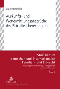 Produktbild: Auskunfts- und Wertermittlungsanspr&uuml;che des Pflichtteilsberechtigten