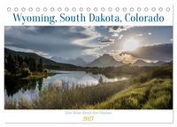 Produktbild: Wyoming, South Dakota Colorado (Tischkalender 2027 DIN A5 quer), CALVENDO Monatskalender