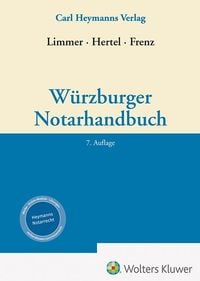 Produktbild: W&uuml;rzburger Notarhandbuch