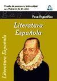 Produktbild: Centro De Estudios Vector: Literatura espa&ntilde;ola, prueba de ac