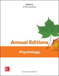 Produktbild: Annual Editions Psychology 47/