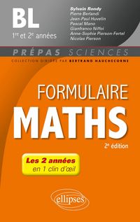 Produktbild: Formulaire Math&eacute;matiques - BL 1re et 2e ann&eacute;es - 2e &eacute;dition