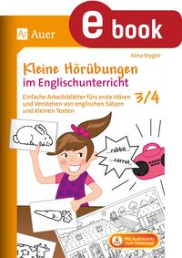 Produktbild: Kleine H&ouml;r&uuml;bungen im Englischunterricht 3/4