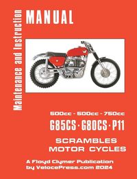 Produktbild: Matchless 1959-1969 G80cs, G85cs and P11 Workshop Manual