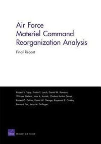 Produktbild: Air Force Materiel Command Reorganization Analysis