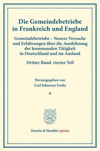 Produktbild: Gemeindebetriebe in Frankreich und England.