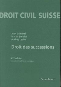 Produktbild: Droit des successions (art. 457-640 CC)