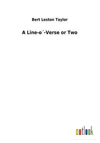 Produktbild: A Line-o&acute;-Verse or Two