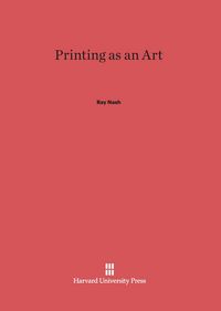 Produktbild: Printing as an Art