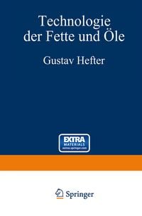 Produktbild: Technologie der Fette und &Ouml;le