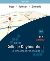 Produktbild: Ober: Kit 1: (Lessons 1-60) W/ Word 2013 Manual