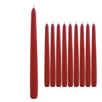 Produktbild: Leuchterkerzen antik rot 22x240mm 10 St&uuml;ck
