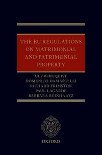 Produktbild: Eu Regulations on Matrimonial and Patrimonial Property