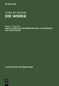 Produktbild: Boethius' Bearbeitung des 'Categoriae' des Aristoteles