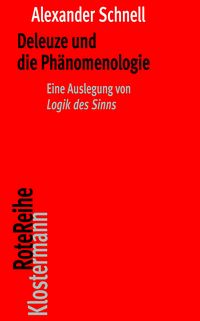 Produktbild: Deleuze und die Ph&auml;nomenologie