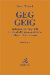 Produktbild: GEG GEIG Geb&auml;udeenergiegesetz, Geb&auml;ude-Elektromobilit&auml;tsinfrastruktur-Gesetz