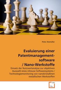 Produktbild: Atzm&uuml;ller, P: Evaluierung einer Patentmanagementsoftware / N