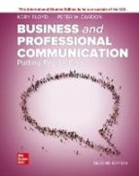 Produktbild: Floyd, K: Business and Professional Communication ISE