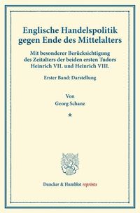 Produktbild: Englische Handelspolitik gegen Ende des Mittelalters.