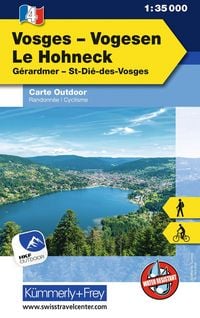 Produktbild: K&uuml;mmerly+Frey Outdoorkarte Vogesen / Vosges, Le Hohneck 1:35.000