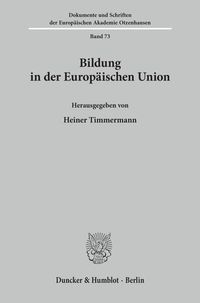 Produktbild: Bildung in der Europ&auml;ischen Union.