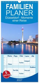 Produktbild: Familienplaner 2027 - D&uuml;sseldorf - Momente einer Reise mit 5 Spalten (Wandkalender, 21 x 45 cm) CALVENDO