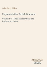 Produktbild: Representative British Orations