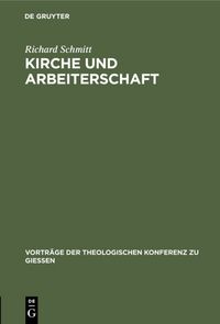 Produktbild: Kirche und Arbeiterschaft