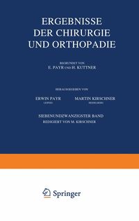 Produktbild: Ergebnisse der Chirurgie und Orthop&auml;die
