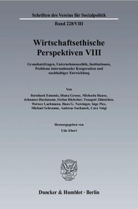 Produktbild: Wirtschaftsethische Perspektiven VIII.