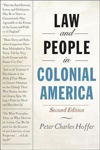 Produktbild: Law and People in Colonial America